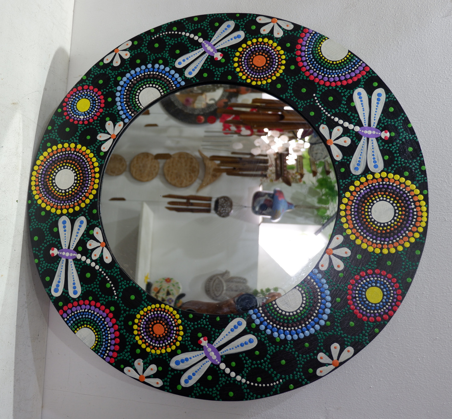 Wooden Wall Decoration Mirror