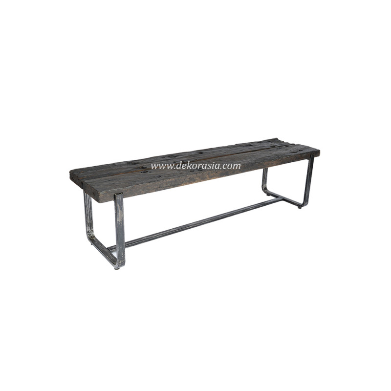 Reclaimed Wood Bench Decorative Handmade Wood Bench for Dining Room, Garden, or Home Furniture