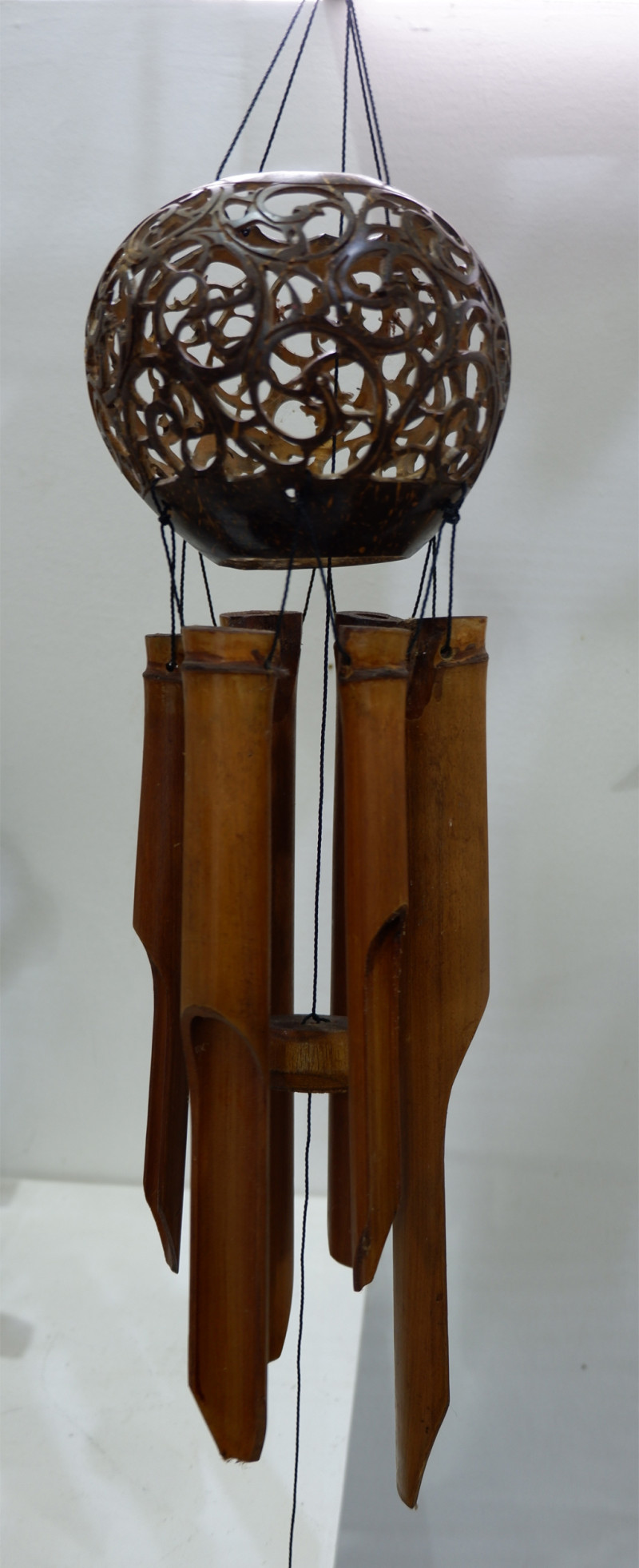 Windchime Bamboo with Coco Carving