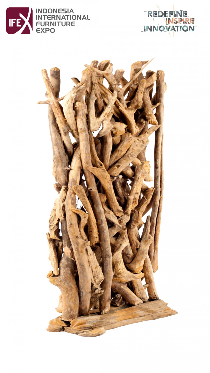 Teak Root Erosian Room Divider